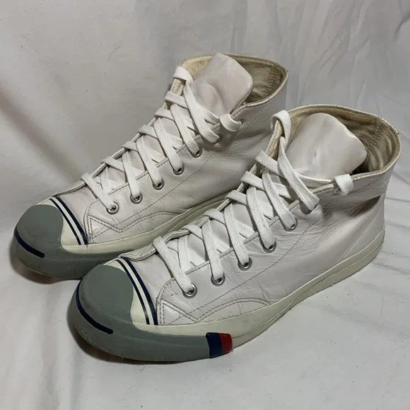 Rare Authentic Vintage 💯% Leather Pro Keds Royal-blue tips - Picture 3 of 7